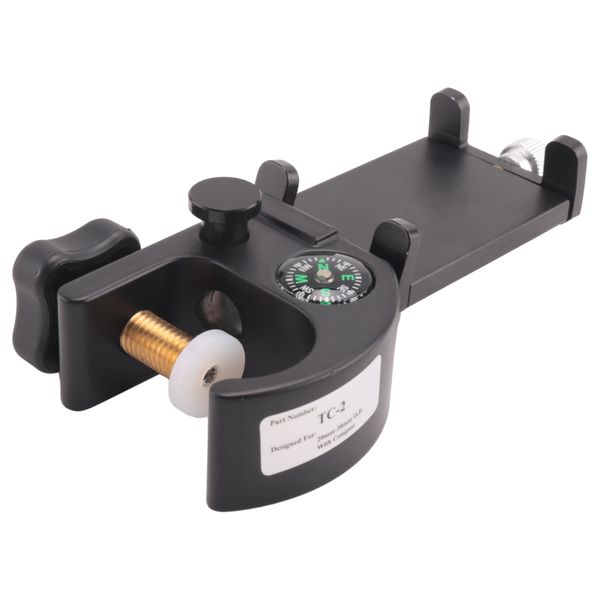 Bracket Cradle With Compass Phone Holder Pole Clamp For Gps