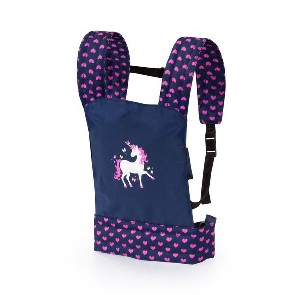 Bayer Deluxe Dolls Carrier - Unicorn Blue/Pink - (33cm Tall)