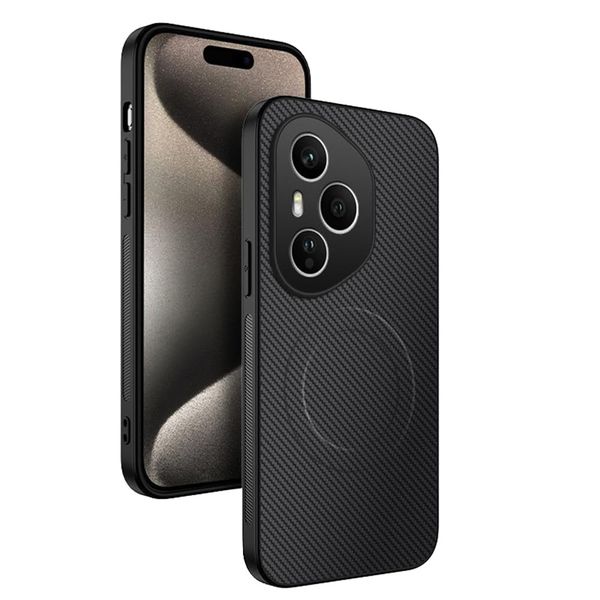 Carbon Fiber Shockproof Protective Case Compatible with Honor 400 Pro