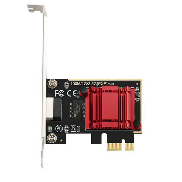 2.5G PCI-E to RJ45 Wifi Receiver Gigabit Diskless Network Card for PC