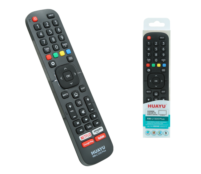 HUAYU RM-L1335 Plus Universal Compatible with Hisense TV Remote Control EN2B27 EN2BB27H