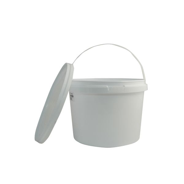 Plastic Bucket with Lid - 5lt - 10 Pack