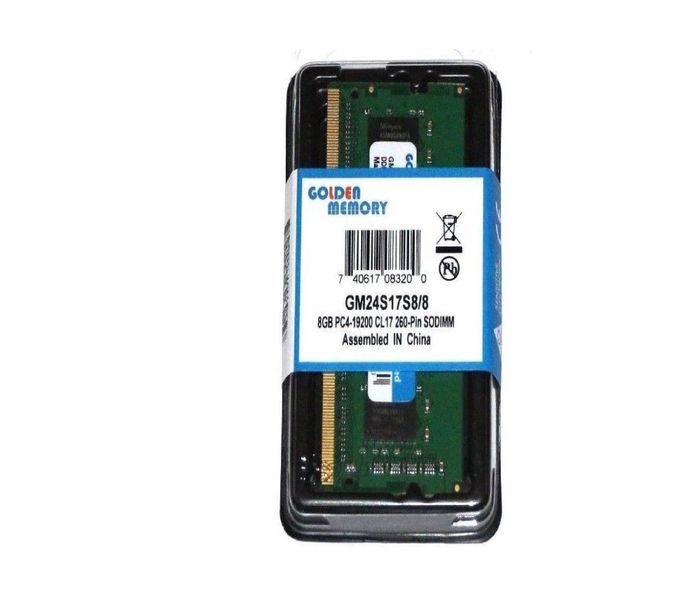 Golden Memory DDR4 8GB 2400 MHZ SODIMM (GM24S17S8/8)