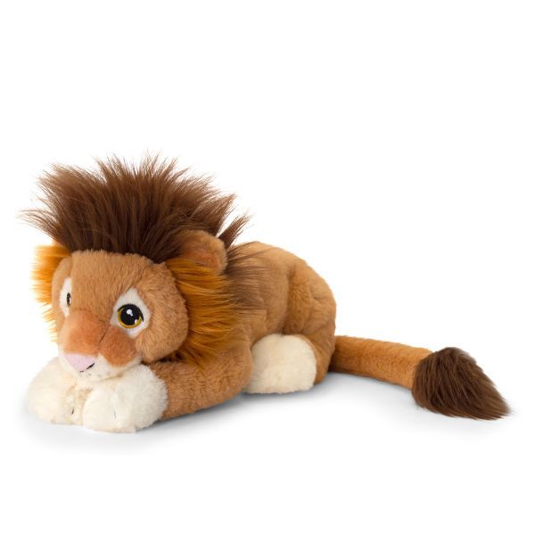 Keeleco Lion Plush 25cm - Eco-Friendly, Recycled Wildlife Toy