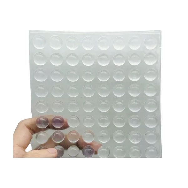 64pcs Transparent Silicone Key Caps Set