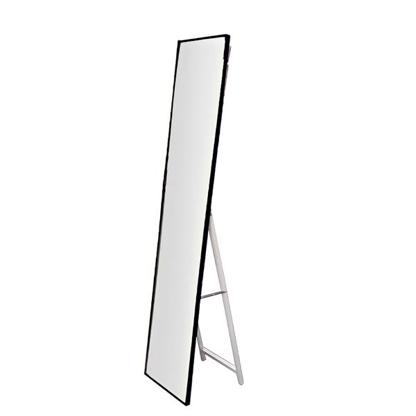 Modern Full-Length Standing Mirror with Frame-150 x 37cm - White