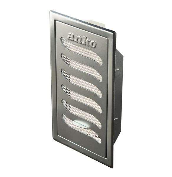 Vent grille sliding adjustable Chrome