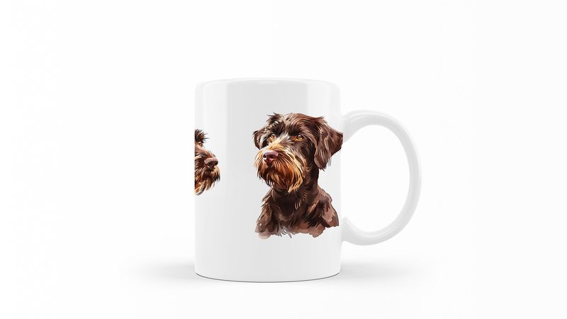 Wirehaired-Pointing-Griffon Printed Coffee Mug DSGN127