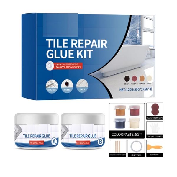 Tool Multi-Purpose Ceramic Effective Tile Repair Glue Set