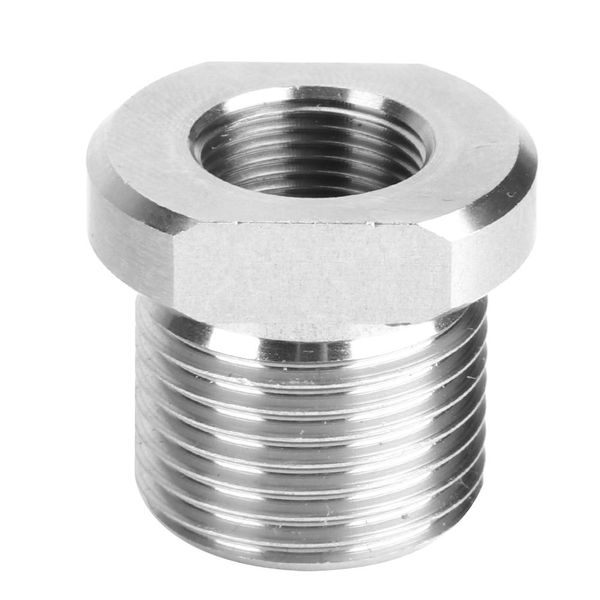 Stainless Steel Threaded Oil Filter Adapter 1 / 2-28 to 3 / 4-16