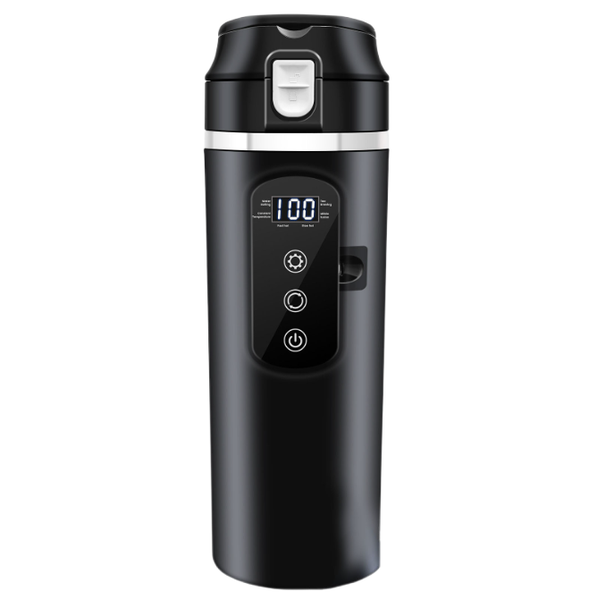 Car Electric Kettle, 500ml, Portable, Spill-Proof Lid, 12/24V