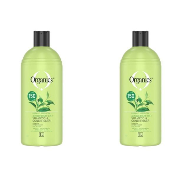 Organics Green Tea Anti Dandruff 2in1 Shampoo and Conditioner 1L