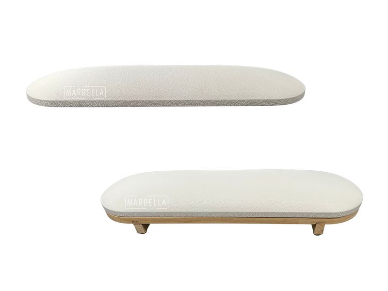 Marbella - Pedicure Handrest Small + Medium - White