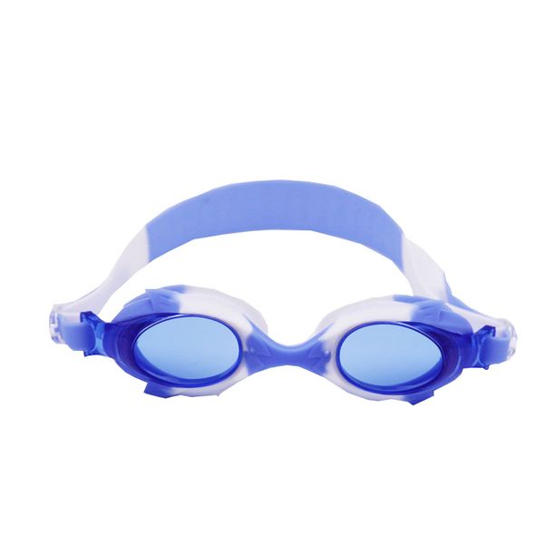 Kids Swimming Goggles with Ear Plugs -Blue&amp;White