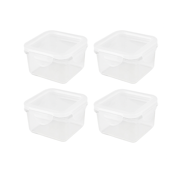 4 piece Airtight Flex-Lid Food Storage Container Set
