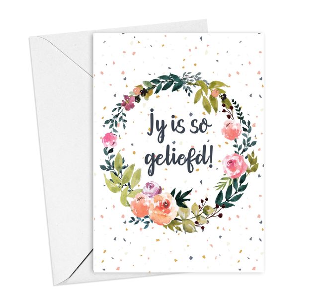 Greeting Cards: JY IS SO GELIEFD (5 Pack)