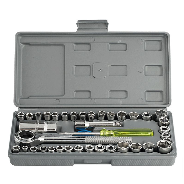 40 Piece Combination Craftsman's Tools Socket Wrench Set 230402