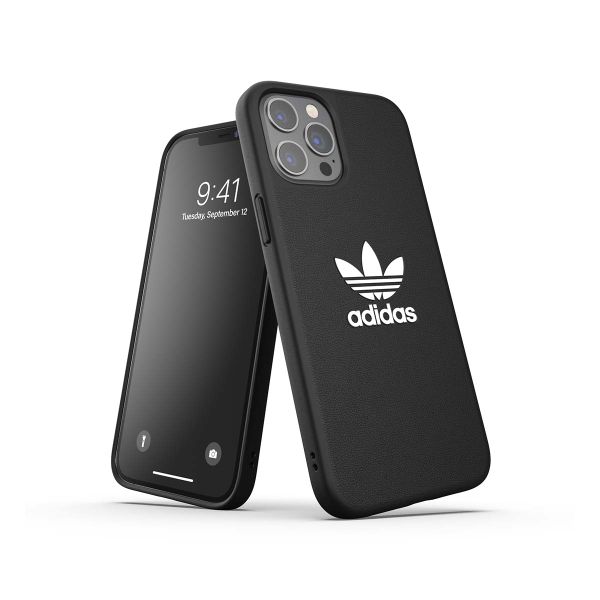 Adidas Apple iPhone 12 Pro Max Trefoil Case - Black/ White