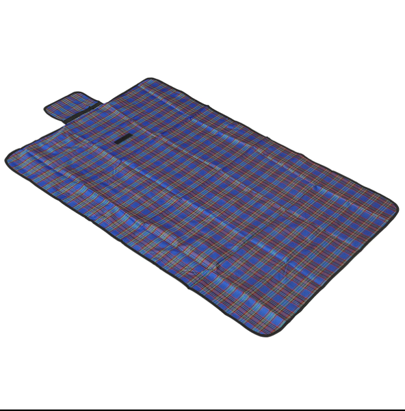Waterproof Checkered Print Picnic Mat