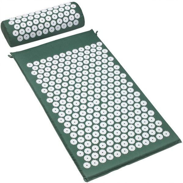 Acupressure Mat &amp; Pillow Set - Back &amp; Neck Pain Relief