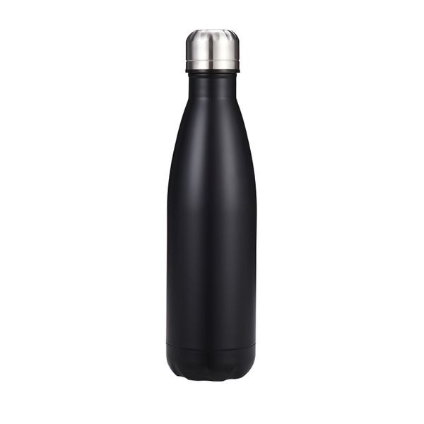 750ml Double Wall Vacuum Insulated Stainless Steel Water Bottle - Black