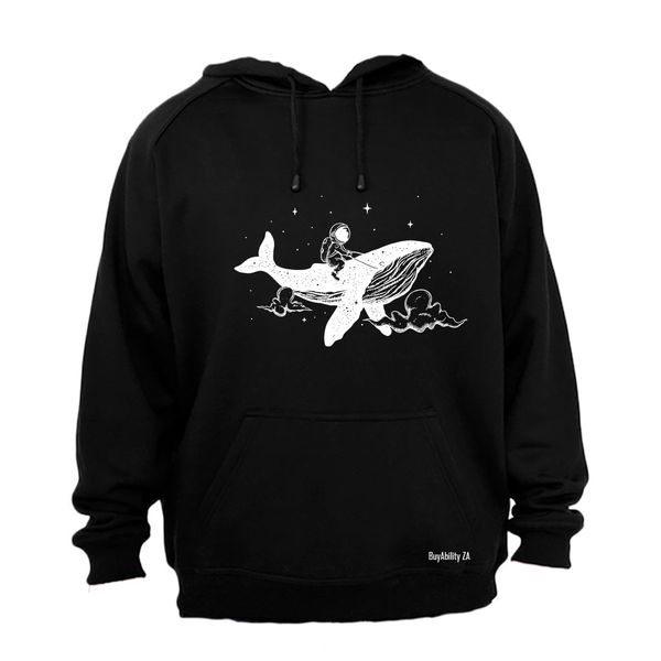 Astronaut Whale Fantasy - Hoodie