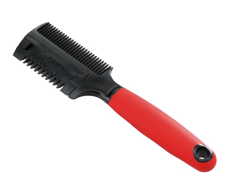 Ferplast GRO 5991 Double-Sided Razor Comb - Dog Grooming &amp; Thinning Tool