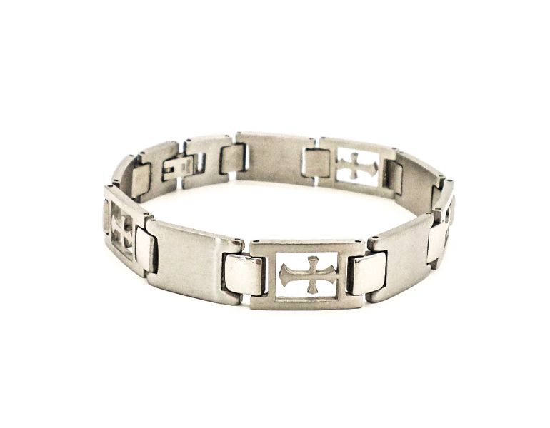 Fabulae Steel Cross Bracelet, Busani