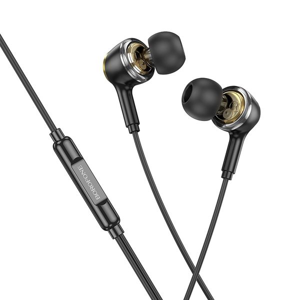 Borofone Crystal AUX Wire-Controlled Earphones With Mic