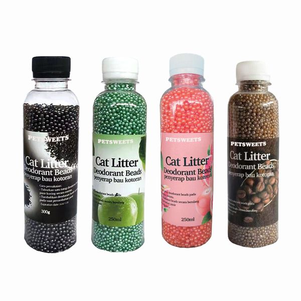 4 Piece Cat Litter Freshener Beads 855g