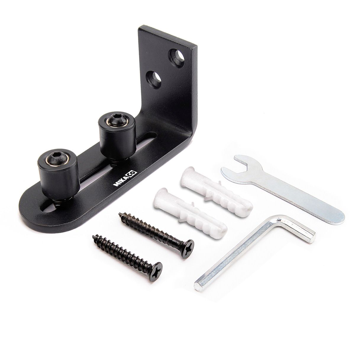 MIkaco Carbon Steel Floor Guide Sliding Barn Door Bottom Guide Roller