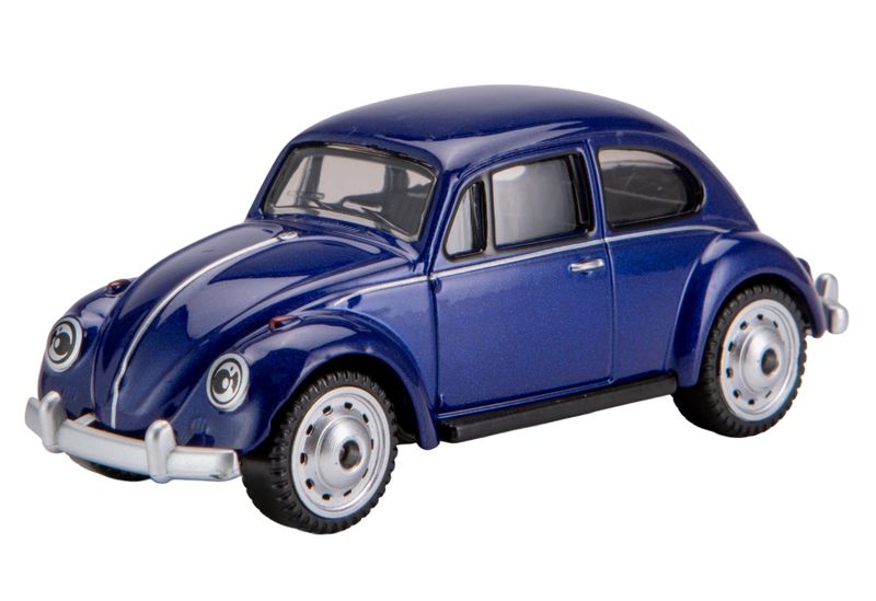MSZ 1/54 Volkswagen Beetle 1967 (7.5cm) - Blue (With Collectors Case)