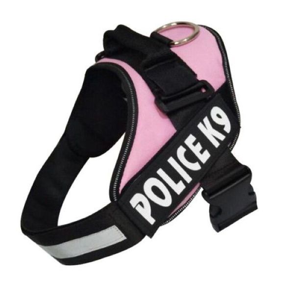 Police K9 Dog Harness - Pink