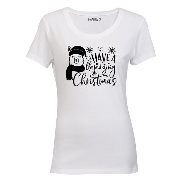 Llamazing Christmas - Ladies - T-Shirt