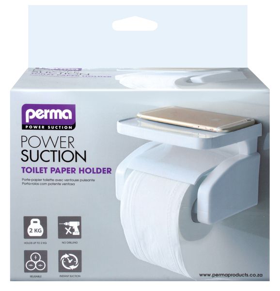 Perma Suction Toilet Paper Holder