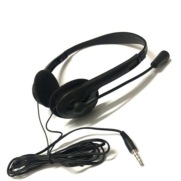 Tuff-Luv Essentials 3.5mm 1.5 Meter Jack Stereo Headset with Microphone - Black