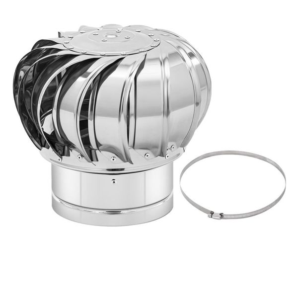 Tool DIY Stainless Steel Rotatary Chimney Cowl Cap - 19cm