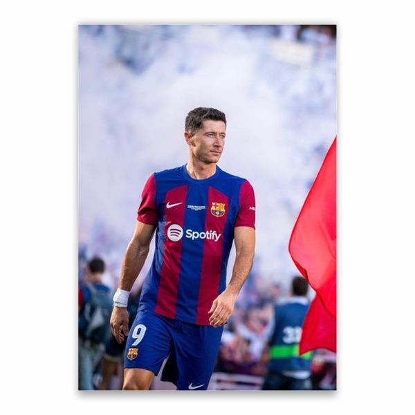 Robert Lewandowski Barcelona Poster - A1