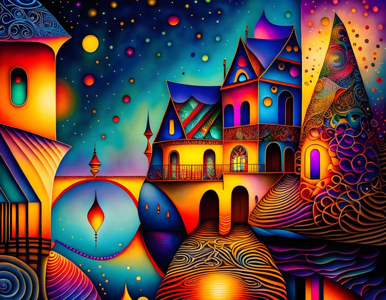 Canvas Wall Art - Colourful Evening