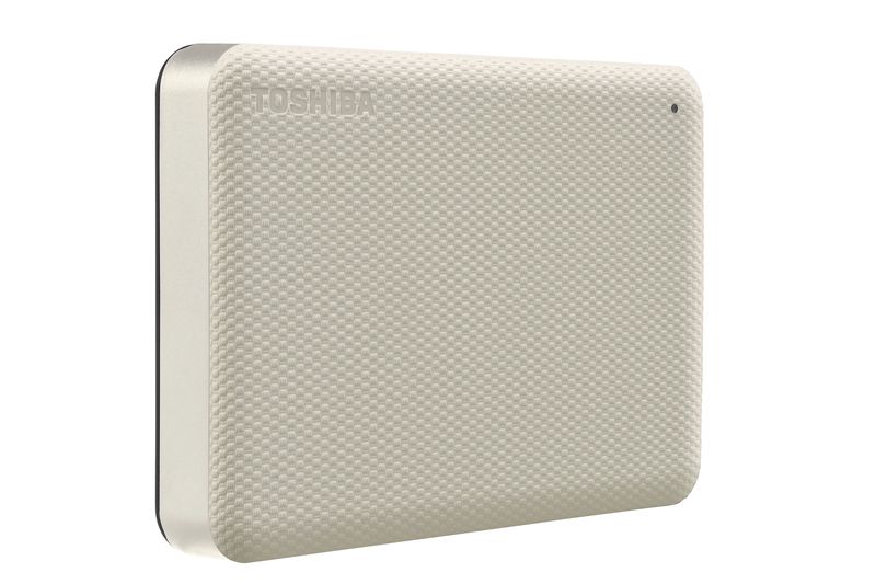 Toshiba Canvio Advance 2TB External Hard Drive - Beige