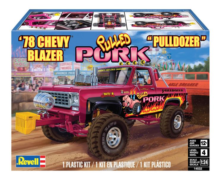 Revell 1/24 1978 Chevrolet Blazer Pulldozer Plastic Model Kit