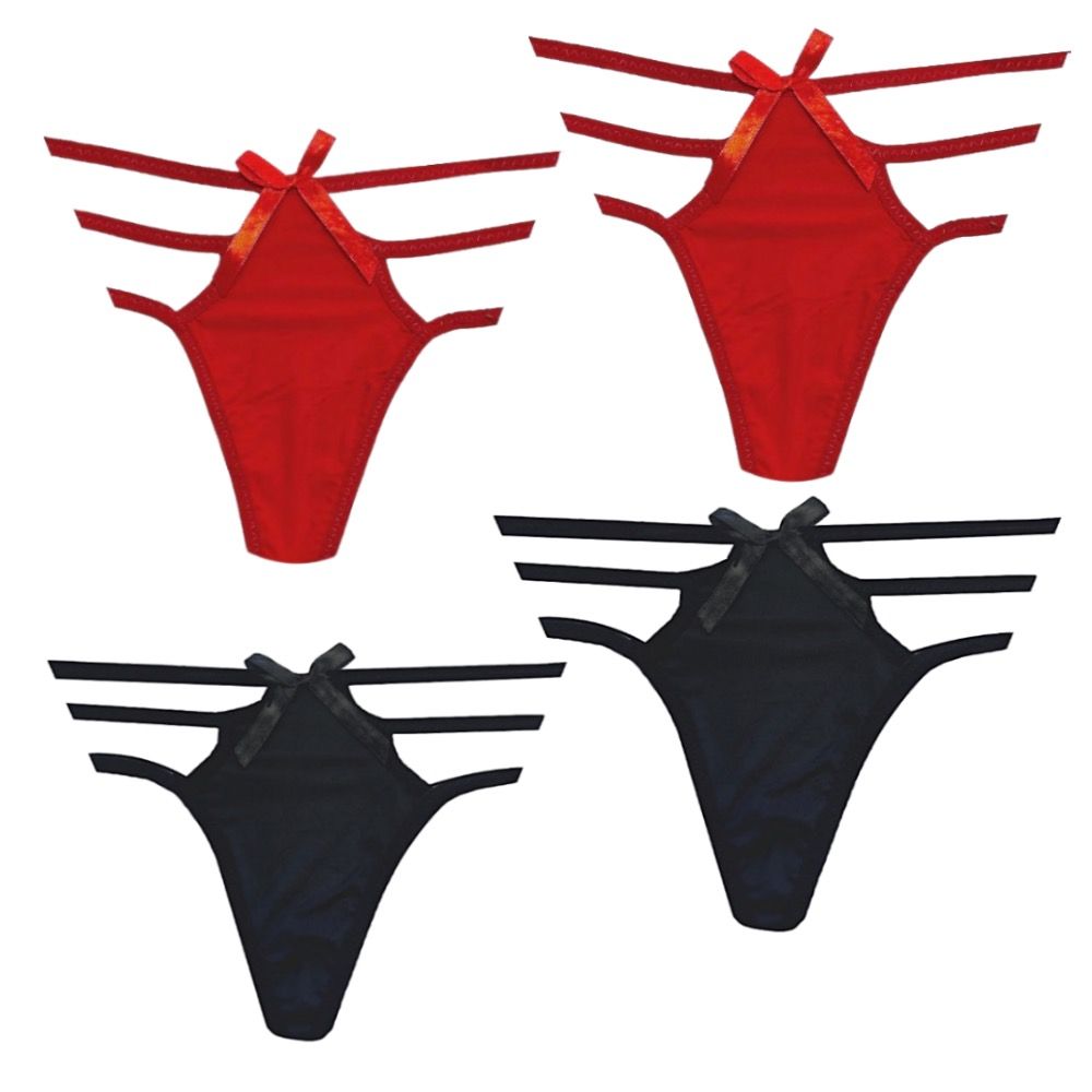 4 Pack Women Sexy Thong / G String, Underwear / Lingerie for Women