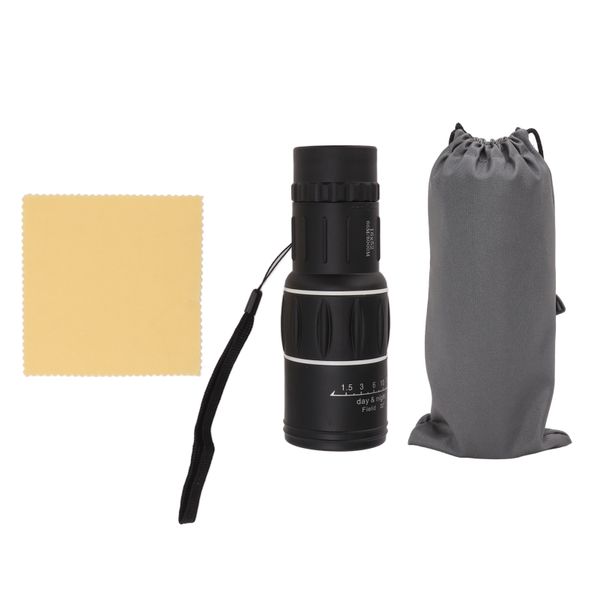 16x52 Monocular BAK4 Prism High Power for Hiking Concerts