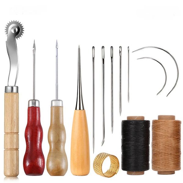 14PCS Leather Handmade Leather Making Tools, DIY Leather Bag Making Tools