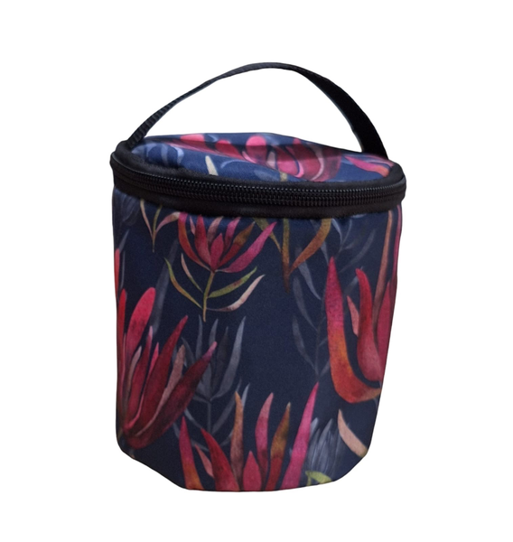 Toilet Roll Holder Bag - Spiky Thin Leaves