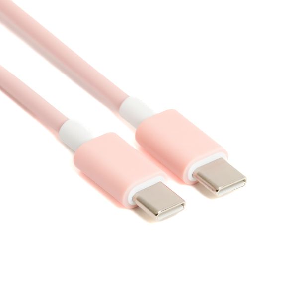 Silicone Cellphone Charger - Type USB Type C to C in Bright Fun Colours