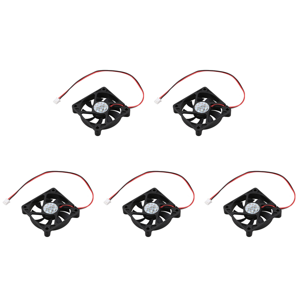 5X Desktop PC Case DC 12V 0 16A 60mm 2 Pin Cooler Cooling Fan