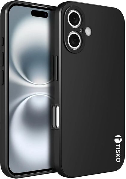 TISKO Slim TPU Silicone Soft Touch Finish Phone Cover Case Compatible with iPhone 16