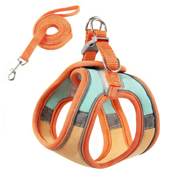 Cat Harness And Lead Set For Walking,Escape Proof Kitten Vest Harness(S)