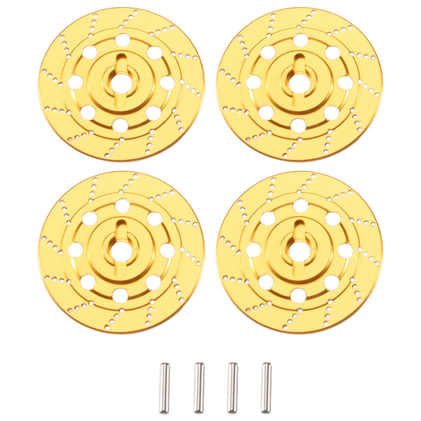 4Pcs Metal Brake Disc Hex Adapter For 1/10 Sakura D4 Rc Car Silver